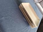 Bruine Rechthoekige Borden - Set, Huis en Inrichting, Keuken | Servies, Ophalen, Gebruikt, Bord(en), Effen