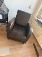 Gratis leren stoel, Huis en Inrichting, Fauteuils, Ophalen, Zo goed als nieuw, 75 tot 100 cm, 50 tot 75 cm
