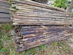 Houten Boompalen 2,5m, Gebruikt, Overige typen, 200 tot 250 cm, 50 mm of meer