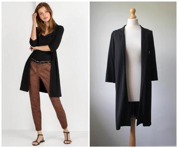 Expresso - prachtig lang jasje / blazer / zwart / maat XS  beschikbaar voor biedingen