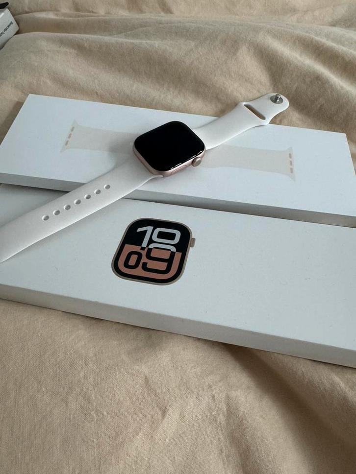 Apple watch series 10 42mm rose gold, Sieraden, Tassen en Uiterlijk, Smartwatches, Zo goed als nieuw, iOS, Roze, Ophalen of Verzenden