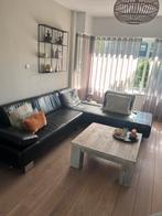 Houten salontafel 90x90 cm, Ophalen, Gebruikt, 50 tot 100 cm, Vierkant