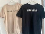 2x billie eilish tshirts, Ophalen, Zo goed als nieuw, Maat 34 (XS) of kleiner, Zonder mouw