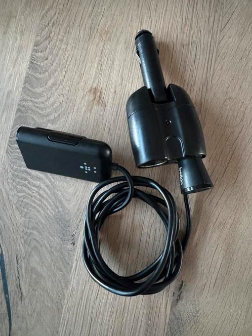 Belkin Autolader – 2x 2.4A USB + 2x sigarettenaansteker, Telecommunicatie, Autoladers, Zo goed als nieuw, Ophalen of Verzenden