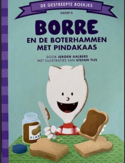 Jeroen Aalbers - Borre en de boterhammen met pindakaas, Boeken, Kinderboeken | Kleuters, Zo goed als nieuw, Ophalen of Verzenden