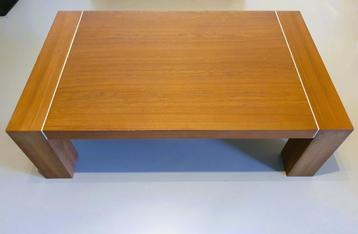 Massief eiken salontafel 120x70 cm - Notenhoutkleur beschikbaar voor biedingen