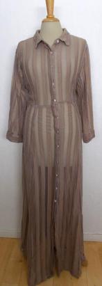 Bruine maxi jurk van dure merk Sluiz Ibiza! L, Bruin, Verzenden, Maat 42/44 (L), Zo goed als nieuw