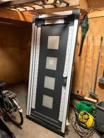 Kunstof deur met kozijn en dorpel, Ophalen, 80 tot 100 cm, Nieuw, 200 tot 215 cm