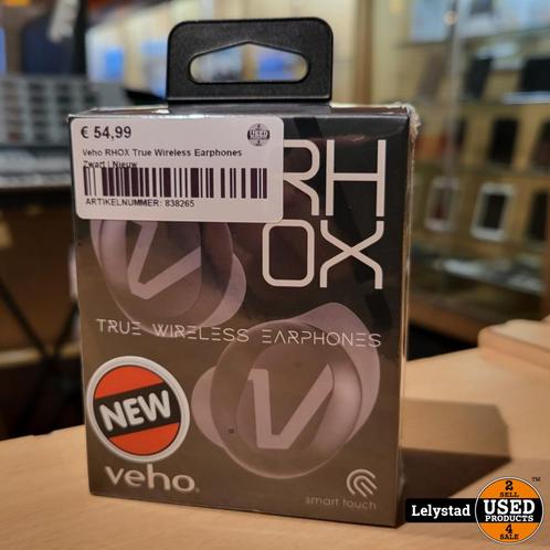 Veho RHOX True Wireless Earphones Zwart | Nieuw, Audio, Tv en Foto, Koptelefoons, Nieuw