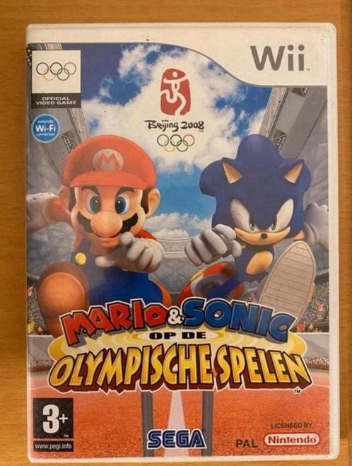 Mario en sonic op de Olympische spelen, Spelcomputers en Games, Games | Nintendo Wii, Zo goed als nieuw, Sport, 3 spelers of meer