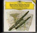 Mozart: Hoornconcerten 2 & 3, Hoboconcert, Fagotconcert, Ophalen of Verzenden, Classicisme, Zo goed als nieuw, Orkest of Ballet
