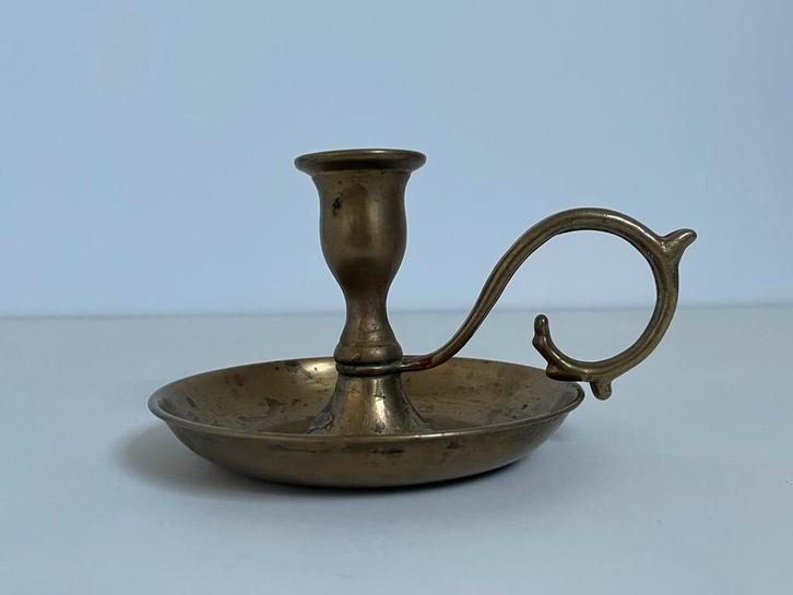 Vintage koperen blaker / kandelaartje, Antiek en Kunst, Antiek | Kandelaars, Koper of Brons, Ophalen of Verzenden