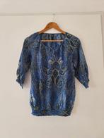 Blouse Flame maat M dames - blauw, Kleding | Dames, Blouses en Tunieken, Maat 38/40 (M), Blauw, Flame, Ophalen of Verzenden