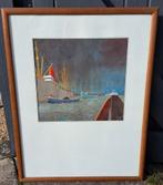 Cees Witters - Rotterdamse Haven, Antiek en Kunst, Kunst | Schilderijen | Klassiek, Ophalen