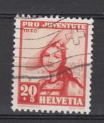A422 Zwitserland 1940 gestempeld pro juventute nummer 375, Postzegels en Munten, Verzenden, Gestempeld