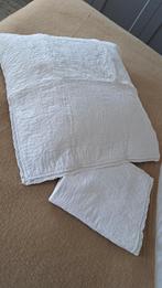 Nieuwe set van 2 broderie kussen slopen, Ophalen of Verzenden, Nieuw, Wit, Vierkant