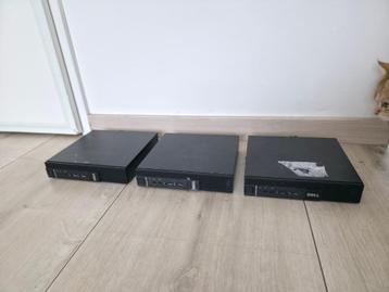 3x OptiPlex 3020M Mini PC, i3 CPU, 4GB Ram. Partij Prijs beschikbaar voor biedingen