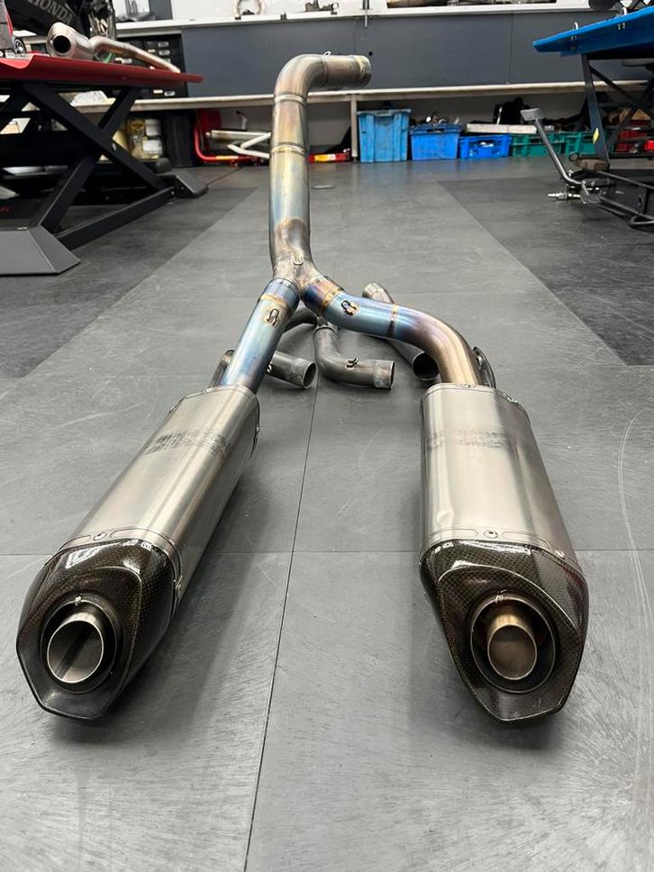 Akrapovic, uitlaatsysteem, titanium, slip-on, dempers, Motoren, Onderdelen | Yamaha, Gebruikt, Ophalen of Verzenden