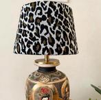 Unieke lampenkap met panterprint motief!, Ophalen of Verzenden, Zo goed als nieuw, Minder dan 50 cm