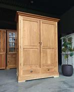 Grote teakhouten voorraadkast | Garderobekast  #2493, Huis en Inrichting, Kasten | Kledingkasten, Niet ingevuld, Gebruikt, 200 cm of meer