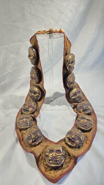 Tibetan Mala Sash Skulls & Demon Heads beschikbaar voor biedingen