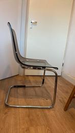 Drie zwarte stoelen. en drie doorzichtige stoelen., Ophalen, Gebruikt, Zwart, Vijf, Zes of meer stoelen