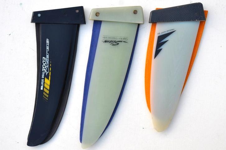 TuttleBox vinnen, Watersport en Boten, Windsurfen, Gebruikt, Overige typen, Met vin(nen), Met draagtas, Minder dan 5 m², Ophalen of Verzenden