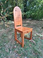 Vintage Sven Larsson Grenen Stoel, Huis en Inrichting, Stoelen, Scandinavisch design, Gebruikt, Bruin, Ophalen of Verzenden