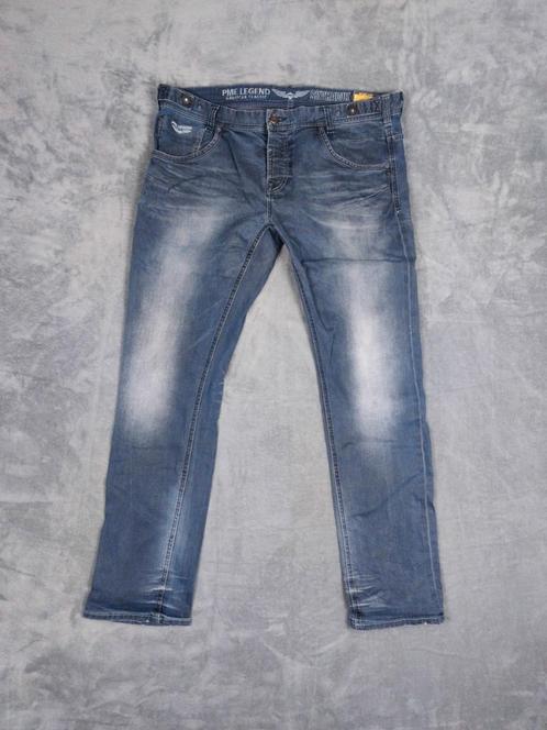 PME Legend Broek Skyhawk W40 L34 Blauw Slim Fit Pall Mall, Kleding | Heren, Spijkerbroeken en Jeans, Gedragen, W40 - W42 (confectie 56/58)