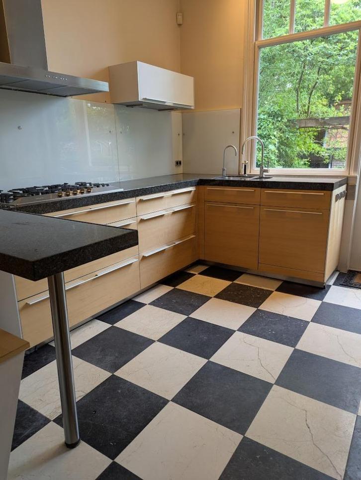 Luxe Bulthaup B3 keuken met granieten blad, Huis en Inrichting, Keuken | Complete keukens, Gebruikt, Hoekkeuken, Overige kleuren