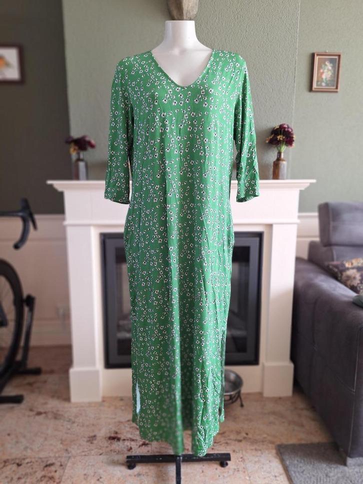 Rosso 35 Rosso35 groene bloemen jurk IT 44 NL 40 gratis v, Kleding | Dames, Jurken, Zo goed als nieuw, Maat 38/40 (M), Groen, Onder de knie
