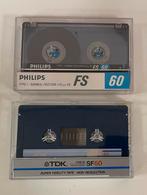 Twee cassettebandjes: TDK SF60  &  Philips FS 60, Ophalen of Verzenden, Gebruikt, Overige genres, 2 t/m 25 bandjes