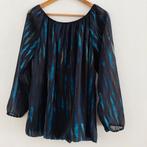 Balon top / Blouse / shirt 1 maat t/m maat 42 / 44, Blauw, Maat 42/44 (L), Ophalen of Verzenden, Zo goed als nieuw