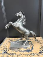 Paarden beeld Tin steigerende paard ala Ferrari, Antiek en Kunst, Ophalen of Verzenden