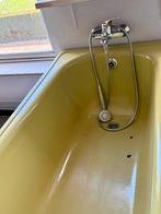 Retro Olijfgroene Badkamerset (8st)-Emaille, Ophalen, Solo-systeem, Gebruikt, Eenpersoons