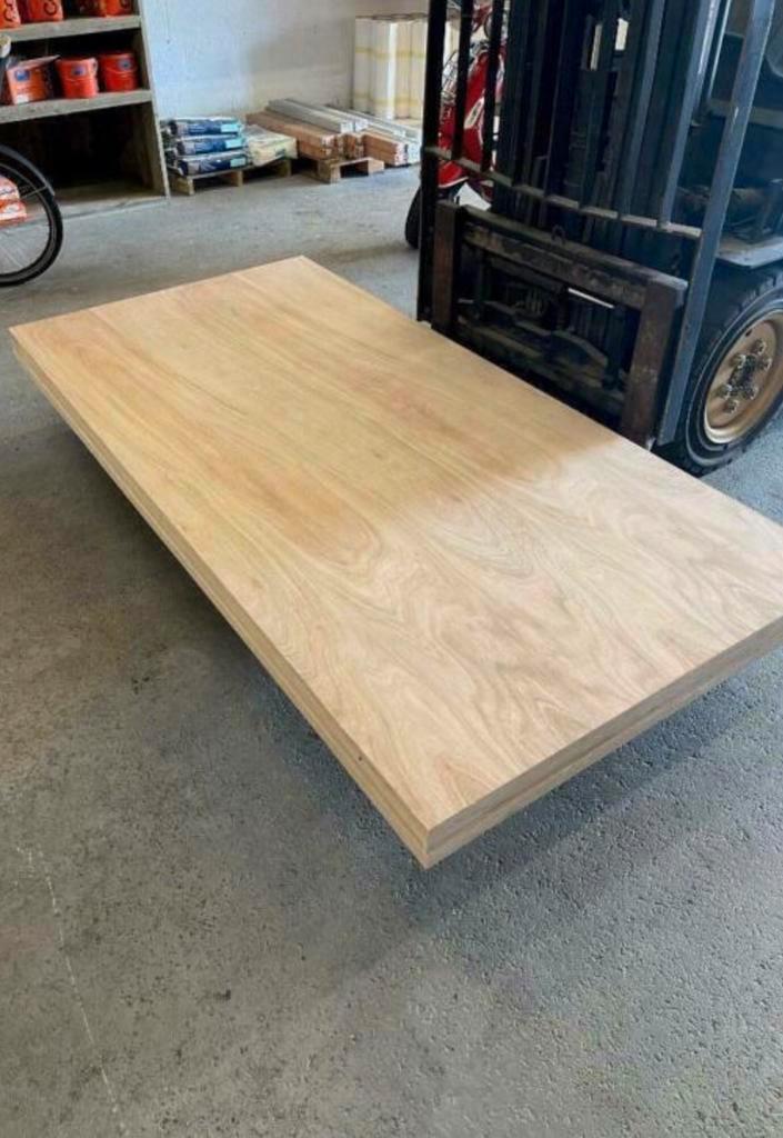 Deurplaat hardwood platen bureaublad watervast verlijmd 40mm, Doe-het-zelf en Verbouw, Platen en Panelen, Ophalen of Verzenden