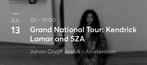Kendrick Lamar Grand National Tour 13 Juli - 1 staplaats, Tickets en Kaartjes, Concerten | R&B en Hiphop, Eén persoon, Juli