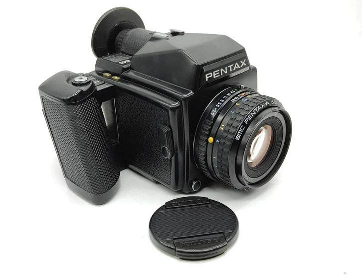 pentax 645 + extra lenzen + extra cassette, Audio, Tv en Foto, Fotocamera's Analoog, Zo goed als nieuw, Spiegelreflex, Pentax