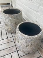 Grijs beige outdoor buiten set keramiek steen klei, Steen, Minder dan 30 cm, Balkon, Minder dan 60 cm
