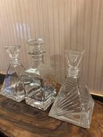 3x RCR Cristalleria Italiana Riva Karaf/Parfumfles, Ophalen of Verzenden