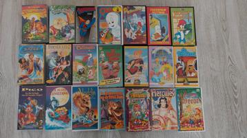 Verschillende kinder/jeugd films op videoband beschikbaar voor biedingen