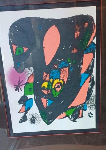 Litho van Joan Miró, Lithographie Originale IV beschikbaar voor biedingen