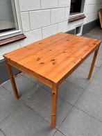 Leuke landelijke grenen houten eettafel 74x118 cm, Huis en Inrichting, Tafels | Eettafels, Ophalen, Gebruikt, 100 tot 150 cm, 50 tot 100 cm