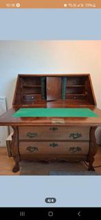 Mooi klassiek eikenhouten bureau, Huis en Inrichting, Ophalen, Gebruikt, Klassiek