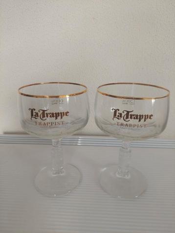 2 nieuwe La Trappe glazen in originele doos beschikbaar voor biedingen
