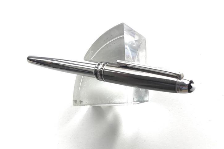 Montblanc Meisterstück Rollerball Solitaire Steel Hematite, Verzamelen, Pennenverzamelingen, Zo goed als nieuw, Fineliner, Mont Blanc
