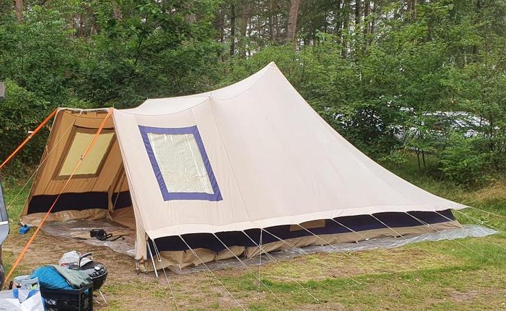 tent 4 personen vrijbuiter stormvogel, Caravans en Kamperen, Tenten, tot en met 4, Gebruikt, Ophalen