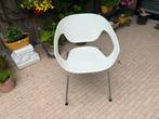 Design eetkamer/tuinstoelen, 6 stuks, Huis en Inrichting, Stoelen, Ophalen, Italiaans design, zie de laatste foto!, Gebruikt, Wit