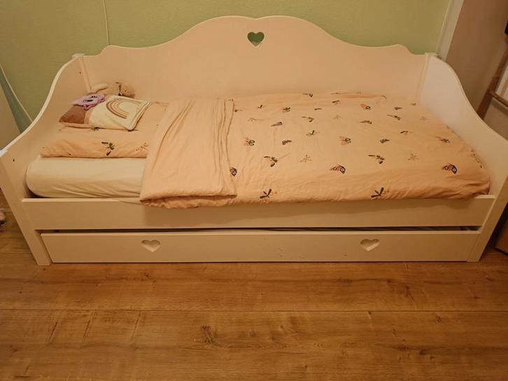 Bedbank 'Sweetheart' met lade. Lucevi Amori, Kinderen en Baby's, Kinderkamer | Bedden, Zo goed als nieuw, 180 cm of meer, 85 tot 100 cm