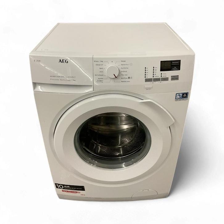 AEG ProSense L6FBN74K voorlader Energielabel D 7kg # 9796, Witgoed en Apparatuur, Wasmachines, Gebruikt, Voorlader, 6 tot 8 kg